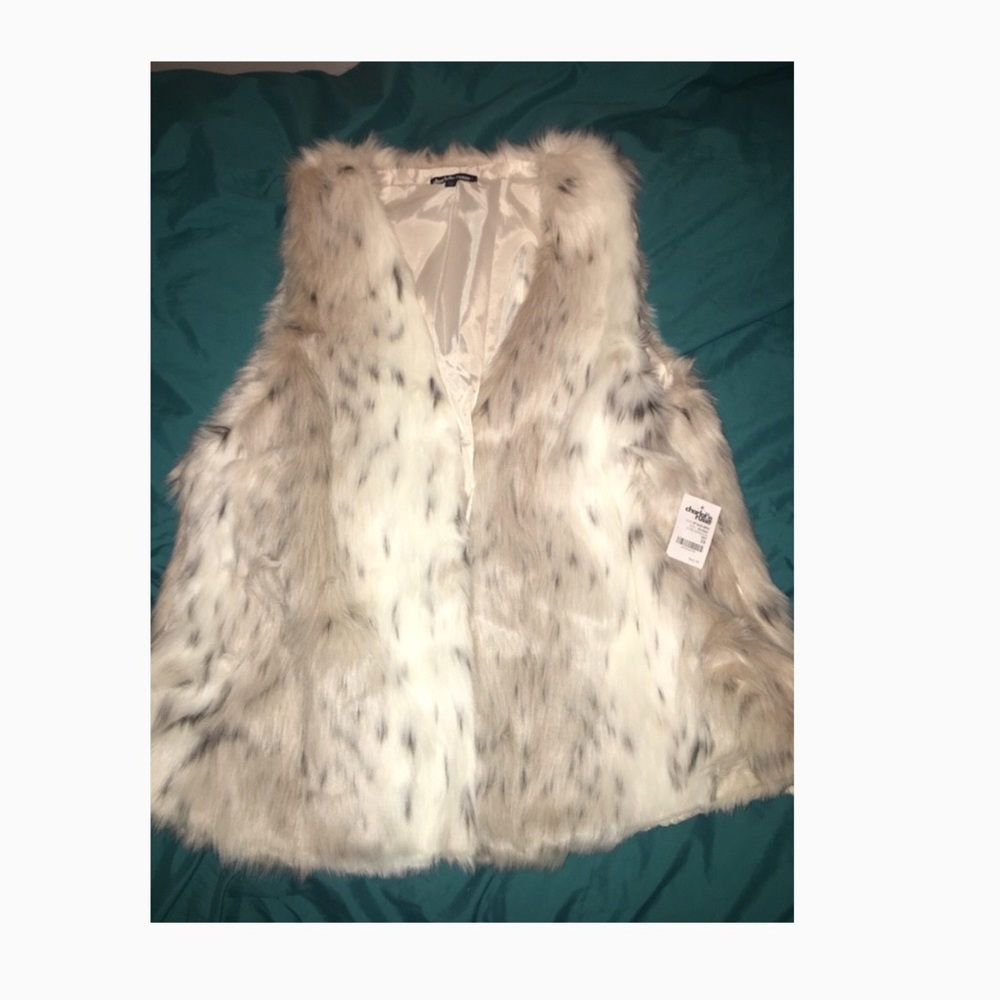Charlotte Russe Fur Vest